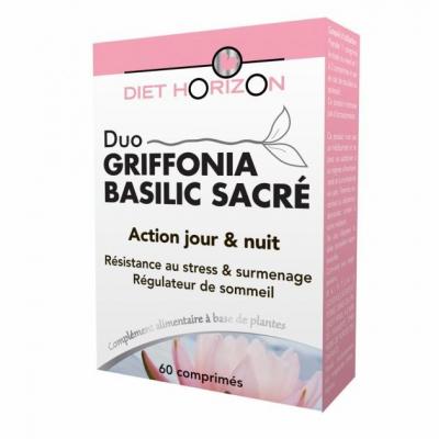 DIET HORIZON  Duo Griffonia Basilic Sacr&eacute; 60 comprim&eacute;s