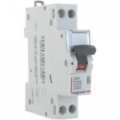LEGRAND Disjoncteur 25A 4.5Ka Courbe D Phase Neutre  Dnx3 Vis / Vis