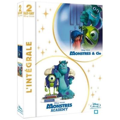 DISNEY CLASSIQUES - Coffret Blu-Ray Monstres Academy / Monstre & Cie