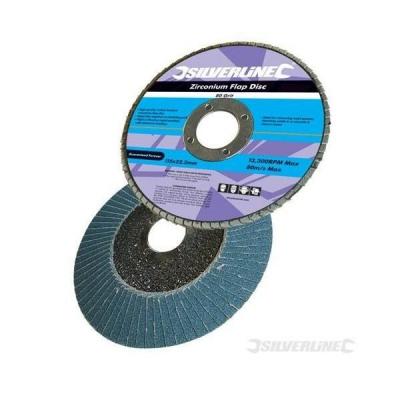 SILVERLINE  - disque &agrave; lamelles en zirconium 115 mm grain 40 633890