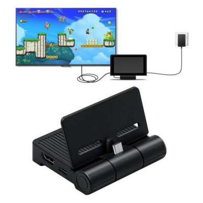 MCBAZEL DOBE Dock de conversion vid&eacute;o pliable station de charge portable Mini pour Nintendo Switch
