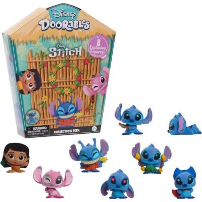 JUST PLAY  Bo&icirc;te Disney Doorables Stitch avec 8 figurines exclusives