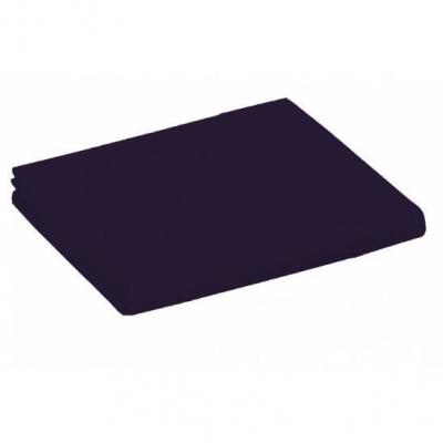 UNIVERS DECOR Drap Plat Prune 180 X 290 Cm Pour Lit 1 Place 100% Coton/57 Fils/cm&sup2;