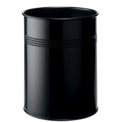 DURABLE Dur able 330023 poubelle m&eacute;tal rond argent