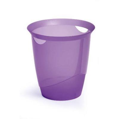 DURABLE  corbeille &agrave; papier TREND,16litres, lilas translucide