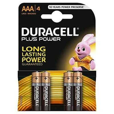 DURACELL  Piles Plus Power AAA X4 
