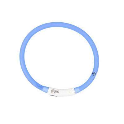 DUVO PLUS Collar Security Led Silicona Redondo Azul 45 cm 