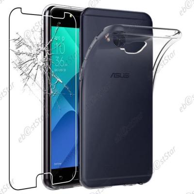 EBESTSTAR - Coque Asus Zenfone 4 Selfie Pro ZD552KL Etui Housse Silicone TPU Souple Anti-Choc ULTRA FINE INVISIBLE, Transparent + Film protection &eacute;cran en 