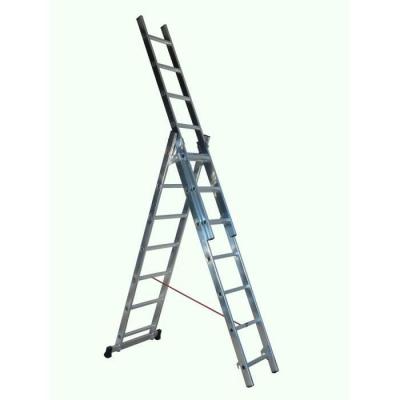 ESCALUX &Eacute;chelle transformable 3 plans 3.19 m - 