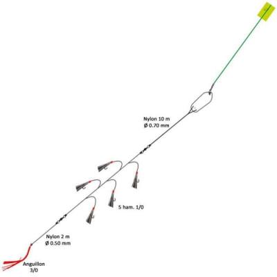 FLASHMER Ligne de p&ecirc;che &agrave; la traine Goeland