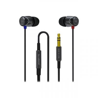 SOUNDMAGIC E10 - Ecouteurs - intra-auriculaire - filaire - jack 3,5mm - noir / argent