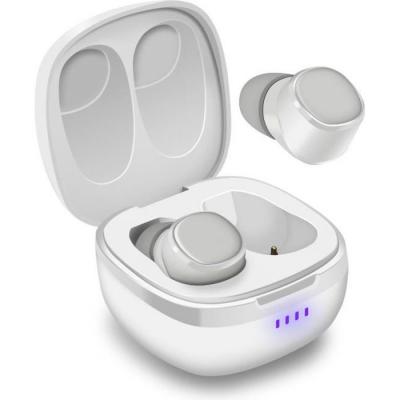 AUGUST Ecouteurs sans Fil Bluetooth 5.0 True Wireless Intra-Auriculaire - EP800 - IPX6 - 25h de Batterie - Blanc
