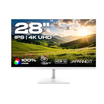 JAPANNEXT Moniteur  Jn-ips2802uhdr-w 28 pouces IPS 4K UHD 60 Hz 5 ms