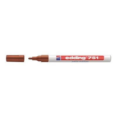 EDDING Marqueur Peinture Brillante 751 Pointe Ogive 1 , 2 Mm Marron