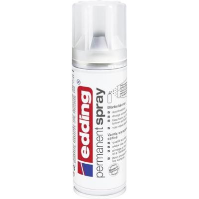 EDDING Vernis transparent A&eacute;rosol  5200 Effet Satin&eacute; Mat - Spray 200ml