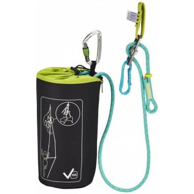 EDELRID  - Via Ferrata Belay Kit II - Kit d'assurage secondaire taille 25 m, gris/ oasis 