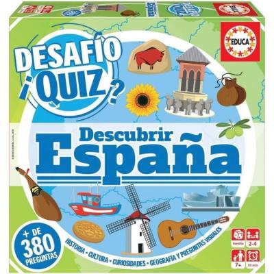 EDUCA BORRAS  Challenge Quiz Discover Spain Multicolore 7-10 Years