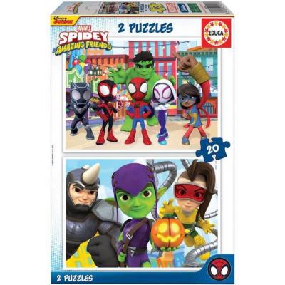 EDUCA  Borras Puzzle 2x20 Spidey & His Amazing Friends Multicolore