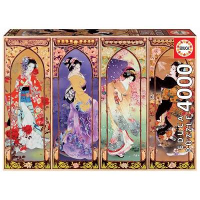  Puzzle - 4000 pieces Collage Japonais 
