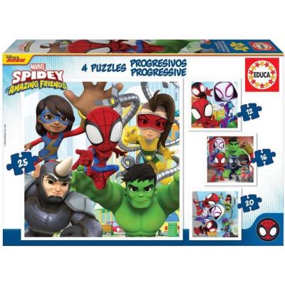  Educa - Puzzle - Progresives Spidey & Friends 