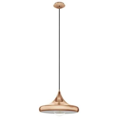 EGLO Coretto Plafonnier Dome Suspension Cuivre