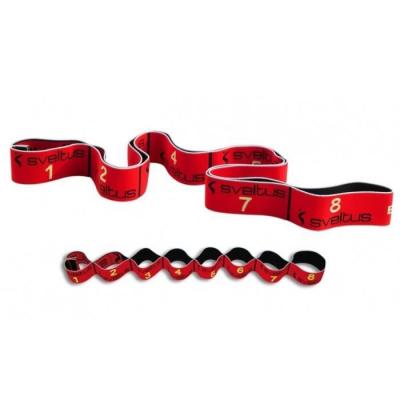 SVELTUS Elastiband  10 kg 90 cm Rouge - Accessoire de Fitness pour Entretien Physique