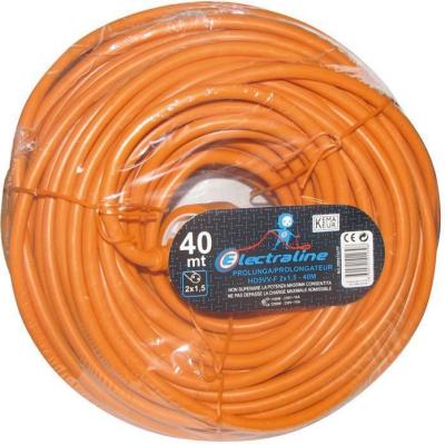 ELECTRALINE  20857037F Prolongateur jardin avec clapet 16 A 40 m Orange
