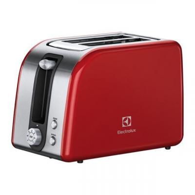 ELECTROLUX  910013204 S&eacute;rie 7000 Grille-pain, Plastic, Rouge/argent&eacute;