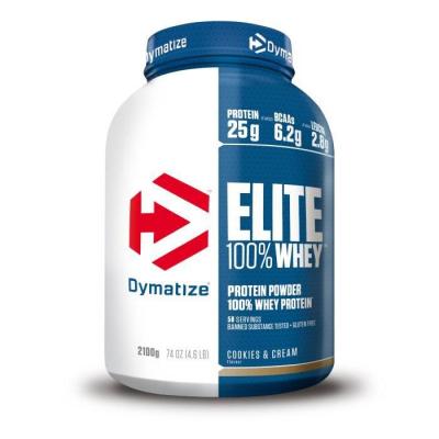 DYMATIZE  Proteine Whey Elite 5Lb 2,10kg Cookies & cr&egrave;me - Lactos&eacute;rum