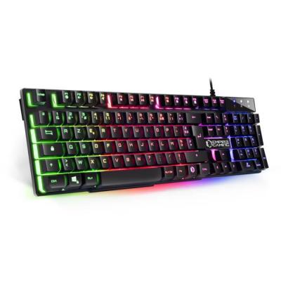 EMPIRE GAMING Clavier Gamer K300 - 105 Touches Semi-M&eacute;caniques - R&eacute;tro&eacute;clairage LED RGB - USB Filaire - AZERTY