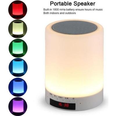 GENERIQUE Enceinte portable Bluetooth - - Haut-parleur portatif sans fil de Bluetooth avec la lumi&egrave;re de 7 couleurs LED