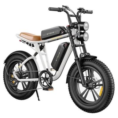 ENGWE V&eacute;lo Electrique M20 26AH 750W 1248WH Double batterie 120KM d'Autonomie Blanc