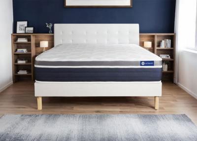 ACTISOM Matelas + sommier 180x200 ressorts ensach&eacute;s et m&eacute;moire de forme  - Actiflex confort