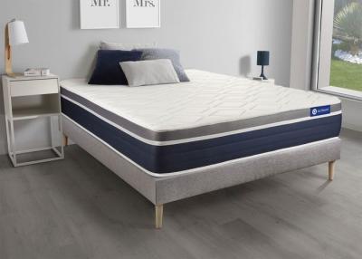 ACTISOM Matelas + sommier 180x200 latex et m&eacute;moire de forme  - Actilatex confort