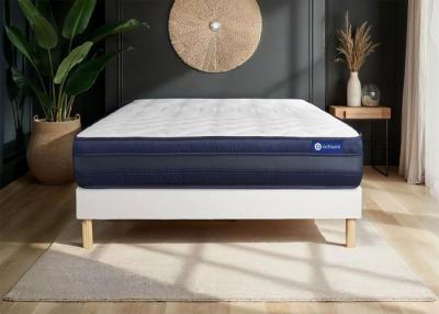 ACTISOM Matelas + sommier 160x200 ressorts ensach&eacute;s et m&eacute;moire de forme  - Actiflex tech