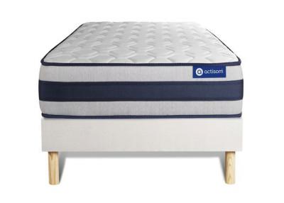 ACTISOM Matelas + sommier 90x200 latex et m&eacute;moire de forme  - Actilatex ergo