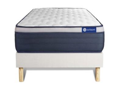 ACTISOM Matelas + sommier 90x190 latex et m&eacute;moire de forme  - Actilatex max