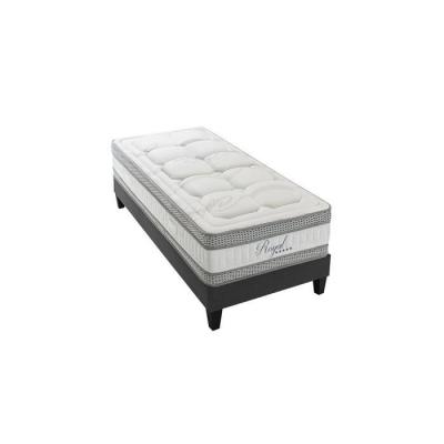 HYPSOM Ensemble 5* 90x190 Matelas + Sommier Bois Mi-ferme