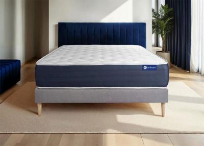 ACTISOM Matelas + sommier 140x190 ressorts ensach&eacute;s et m&eacute;moire de forme  - Actiflex sleep