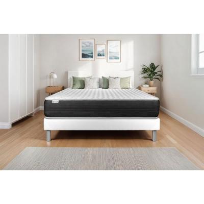 VITALIT Ensemble matelas + sommier VITALSPRING Ressorts ensach&eacute;s - 140x190 cm - Ferme