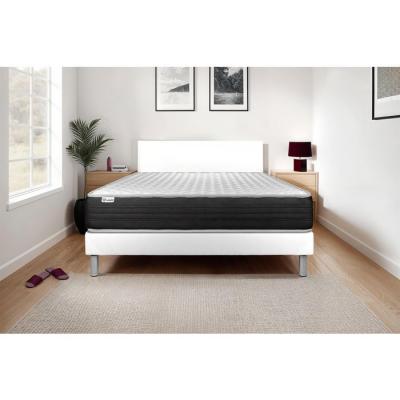 VITALIT  - Ensemble matelas sommier vitalmemo one 140 x 200 cm - Couleur: Gris - Gris