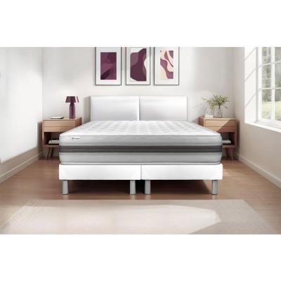 VITALIT Ensemble matelas sommier vitalmemo back 160 x 200 cm - Couleur: Gris - Gris