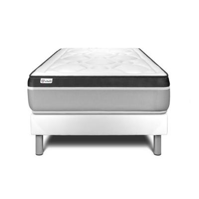 VITALIT Ensemble VITAL ERGO 90 x 190 cm sommier Kit blanc