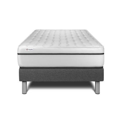 VITALIT Ensemble matelas sommier vital spa 90 x 190 cm - Couleur: Gris - Gris