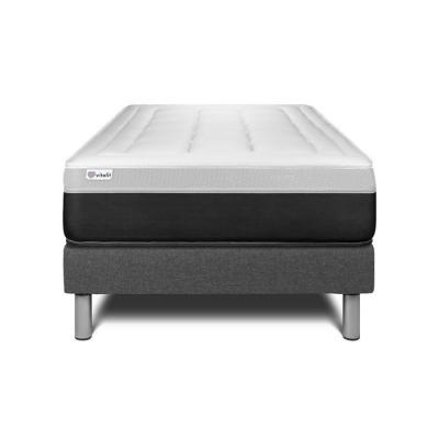 VITALIT Ensemble matelas ressorts ensach&eacute;s et m&eacute;moire de forme + sommier 90x200 cm  - VITAL FORM