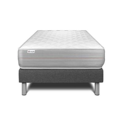 VITALIT Ensemble Sommier Matelas 90x200 VITALMEMO - 20cm - Ferme