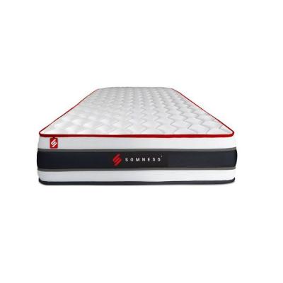 SOMNESS Ensemble matelas sommier Energy 90 x 200 cm - Couleur : Blanc - Blanc