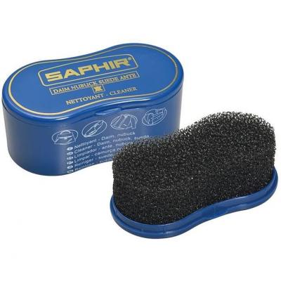 SAPHIR Eponge nettoyante sp&eacute;cial daim nubuck tissus velours 