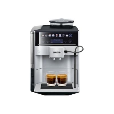 SIEMENS EQ.6 plus s300 TE653501DE - Machine &agrave; caf&eacute; automatique avec buse vapeur '"Cappuccino'" - 15 bar - noir / argent