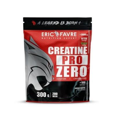 ERIC FAVRE  - Pure Creatine - Cr&eacute;atine Pro Zero 300g - Bcaa & Acides Amines - Neutre 